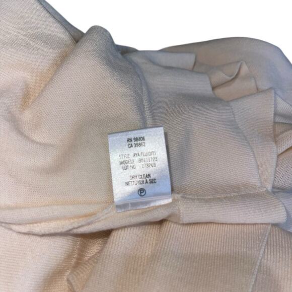 Theory Cardigan Sweater Wool Silk Neutral Aya - Picture 8 of 9